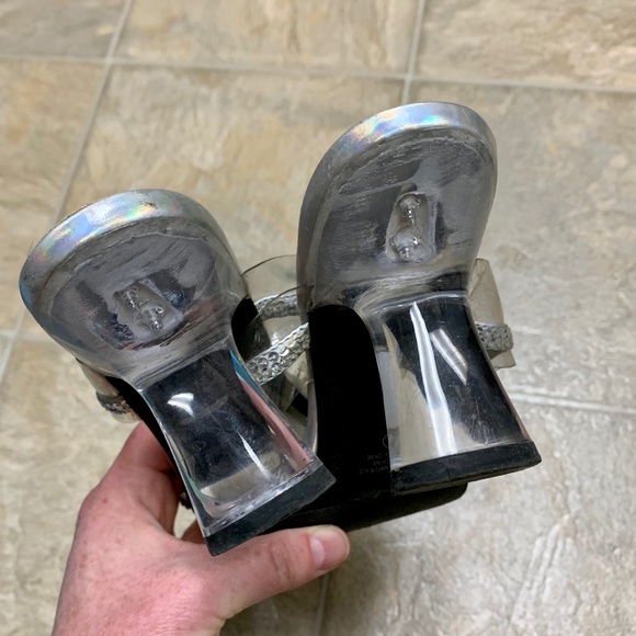 Rinaldi Strappy Clear Heel - Picture 4 of 4